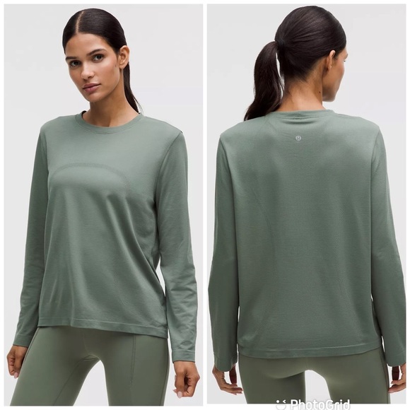 lululemon athletica Tops - Lululemon Swiftly Relaxed Long Sleeve Willow Leaf New with Tags!